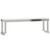 Kitchen Work Table with Overshelf 43.3"x21.7"x47.2" Stainless Steel A949-3208896