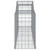 Gabion Basket Set of 4 Silver Galvanized Steel A949-3146685