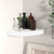 Corner Shelf White Honeycomb MDF Small Wall mounting A949-323895