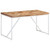 Dining Table Natural wood with white legs A949-323547