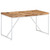 Dining Table Natural wood with white legs A949-323547