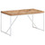 Dining Table Natural wood with white legs A949-323547