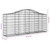 Gabion Basket Set of 3 Silver Galvanized iron A949-3145410