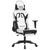 Gaming Chair White Faux leather, Metal, Plywood Medium A949-345467
