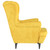 Armchair Mustard Yellow Velvet (100% polyester), plywood Standard A949-324066