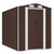 Garden Shed Dark Brown Galvanized Steel Large Garden Shed A949-3147461