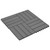 WPC Tiles 11.8"x11.8" 11 pcs 11 ft Gray A949-40826
