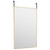 Door Mirror Gold Aluminum, Glass, Metal 19.7x31.5 in Minimalistic A949-327419