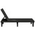 Sun Lounger Set of 2 Black Polypropylene Medium Modern A949-364148