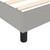 Bed Frame Light Grey 100% polyester, plywood, engineered wood Queen A949-3120903