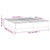 Bed Frame Light Grey 100% polyester, plywood, engineered wood Queen A949-3120903