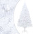 Artificial Christmas Tree White PVC, steel 59.1 in A949-321038
