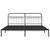Bed Frame Black Steel Full Bed Frame Rectangular Traditional A949-376606