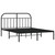 Bed Frame Black Powder-Coated Steel King Size Bed Frame A949-353637