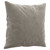 Throw Pillow Light Gray Velvet (100% polyester) 16 x 16 in A949-349485