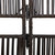 Room Divider 6 Panels Brown Poly Rattan A949-365401