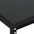 Console Table Black Tempered glass 63.0x13.8x29.7in Simple A949-331679