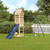 Outdoor Playset Natural pine, Blue Solid pine wood, Polypropylene A949-3156907