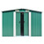 Garden Shed Green Galvanized Steel Large Sliding Doors A949-143344