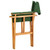 Chair Natural wood and green Solid acacia wood and polyester A949-45953