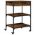 Kitchen Trolley Smoked Oak 23.6"x18.9"x35.2" Engineered Wood A949-842373