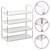 Shoe Rack Silver Metal and non-woven fabric Medium Shoe Rack A949-330042
