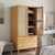 Wardrobe Brown Solid pine wood Wardrobe Rectangular Modern A949-358034
