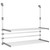 Drying Rack for Balcony 35"x9.8"x(23.6"-37.4") Aluminum A949-154605
