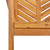 Garden Dining Chair Set of 3 Natural wood Solid acacia wood A949-362228