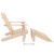 Garden Chair Natural Wood Solid Fir Wood 2-Seater Detachable A949-315912