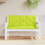 Garden Bench Cushion Set of 2 Bright green A949-361689
