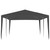 Party Tent Anthracite Polyethylene, Steel Large A949-48509