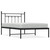 Bed Frame Black Steel Twin Bed Frame Rectangular Industrial A949-353532