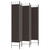 6-Panel Room Divider Brown 94.5"x86.6" Fabric A949-350175
