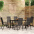 Garden Dining Set Black A949-3099104