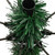 Artificial Hinged Christmas Tree Green and Yellow PVC, Metal 59 in A949-356751