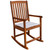 Rocking Chair Light Brown Acacia wood, Polyester (cushions) A949-41774