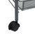 3-Tier Kitchen Trolley Gray 18.1"x10.2"x25.2" Iron A949-336324