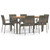 Garden Dining Set Gray, Dark Gray A949-3184996