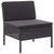 Garden Lounge Set Black PE Rattan Large Modular A949-48957