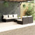 Garden Lounge Set Black A949-3101447