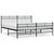 Bed Frame Black Steel Full Bed Frame Rectangular Modern A949-373714
