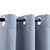 Blackout Curtains with Rings 2 pcs Gray 37"x84" Fabric A949-134847