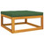 Garden Lounge Set Green Solid acacia wood Medium Modular A949-3155307