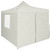 Cream Foldable Tent 9.8'x9.8' with 4 Walls A949-41464