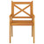 Garden Dining Set Natural wood Solid Acacia wood Medium A949-3058002