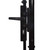 Fence Gate Single Door with Arched Top Steel 39.4"x68.9" Black A949-145743