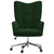 Relaxing Chair Dark Green Velvet (100% Polyester), Steel, Foam A949-328163