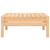 Garden Footstool Natural wood Solid pinewood Modular Square A949-806577