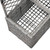 Raised Bed Grey Poly rattan and plastic 22.8 x 11.8 x 42.1 in A949-46934